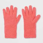 Women's Cashmere Gloves - A New Day Coral, Pink
