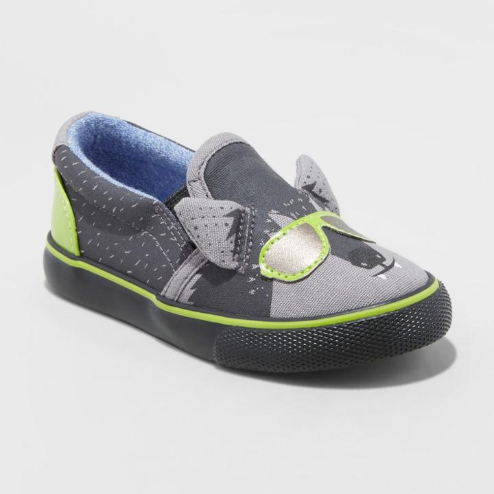 Toddler Boys' Brewster Wolf Sneakers - Cat & Jack Gray