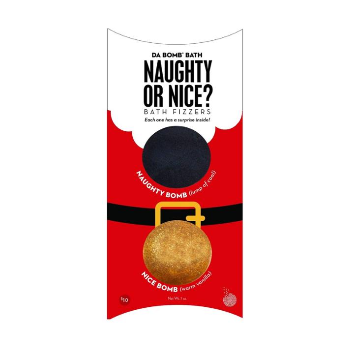 Da Bomb Bath Fizzers Naughty Or Nice Fun Size Bath Bomb