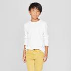 Boys' Long Sleeve T-shirt - Cat & Jack White S, Boy's,