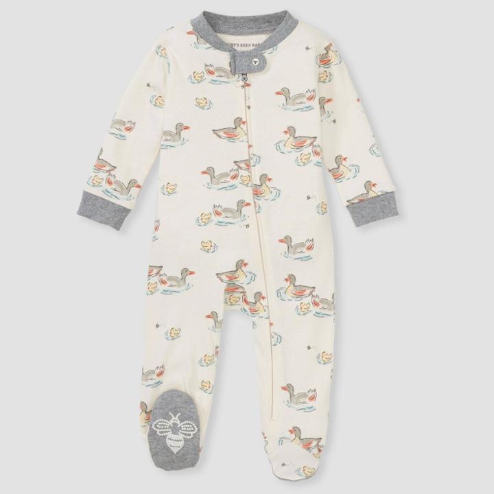 Burt's Bees Baby Baby Splashing Ducks Sleep N' Play - Gray Newborn