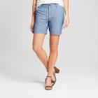 Target Women's 7 Chino Shorts - A New Day Chambray