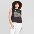 Target Women's The Lion King Splatter Plus Size Graphic Tank Top (juniors') - Black