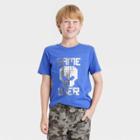 Boys' 'game Over' Short Sleeve Graphic T-shirt - Cat & Jack Royal Blue