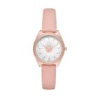 Women's Floral Dial Strap Watch - Xhilaration Rose Gold