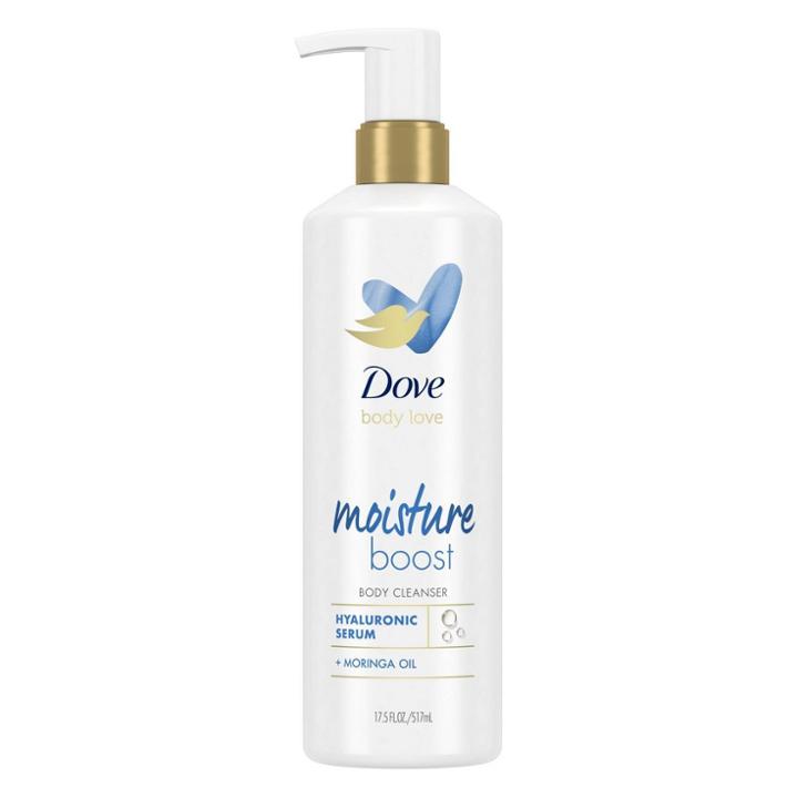 Dove Beauty Dove Body Love Hyaluronic Serum + Moringa Oil Moisture Boost Body Cleanser