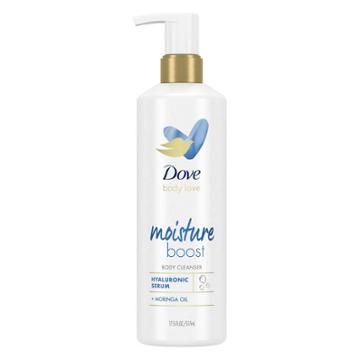 Dove Beauty Dove Body Love Hyaluronic Serum + Moringa Oil Moisture Boost Body Cleanser