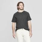 Men's Big & Tall Regular Fit Short Sleeve Henley Shirt - Goodfellow & Co Deep Charcoal