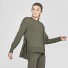 Women's Cozy Layering Sweatshirt - Joylab Deep Olive Green