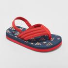 Toddler Boys' Zayden Flip Flop Sandals - Cat & Jack Red