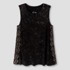 Girls' Drapey Tank Top - Art Class Black