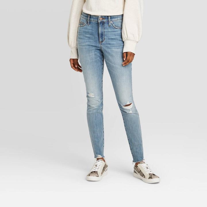 Women's High-rise Skinny Jeans - Universal Thread Medium Wash 00,
