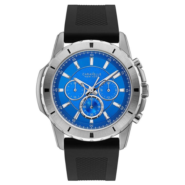Men's Caravelle New York Chronograph Watch - Black