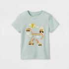 Toddler Boys' Rainbow Construction Graphic Short Sleeve T-shirt - Cat & Jack Light