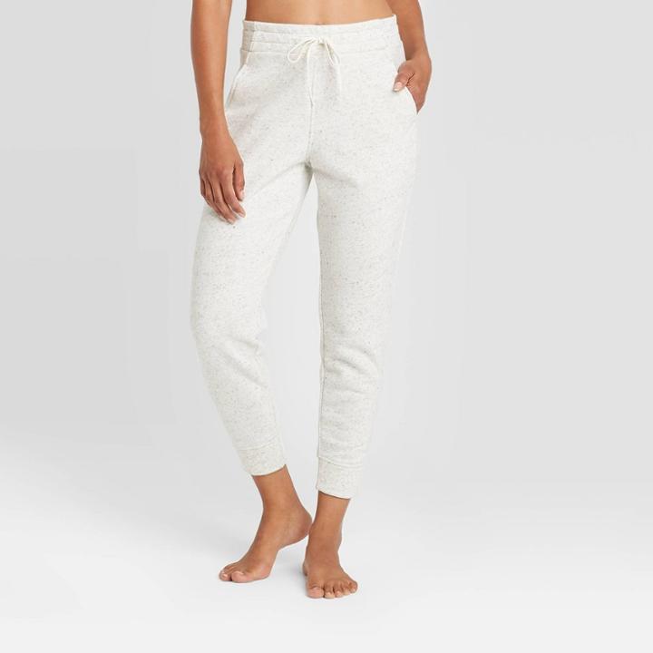 Women's Cotton Fleece Jogger Pants - All In Motion Heather Gray