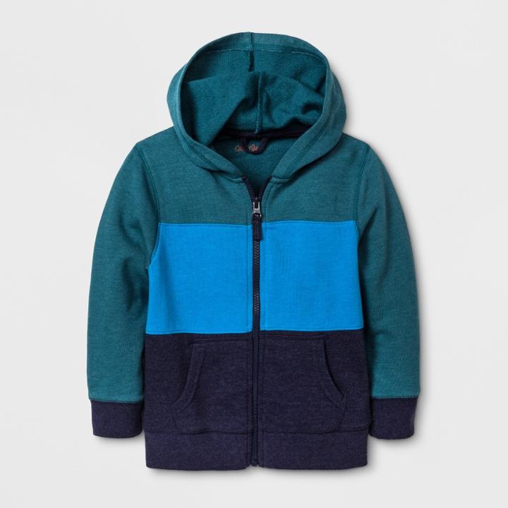 Toddler Boys' Lightweight Hoodie - Cat & Jack Blue