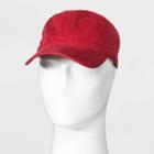 Men's Washed Baseball Hat - Goodfellow & Co Red One Size,