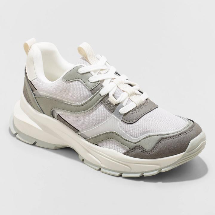 Women's Indigo Sneakers - A New Day Gray