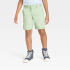 Boys' Flat Front 'at The Knee' Woven Shorts - Cat & Jack Green