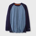 Boys' Baseball Long Sleeve T-shirt - C9 Champion Navy (blue)