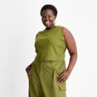Women's Baby Tank Top - Future Collective With Gabriella Karefa-johnson Olive Green