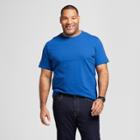Men's Big & Tall Standard Fit Short Sleeve Crew Neck T-shirt - Goodfellow & Co Parrish Blue