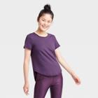 Women's Short Sleeve Essential T-shirt - All In Motion Violet Xs, Women's, Purple