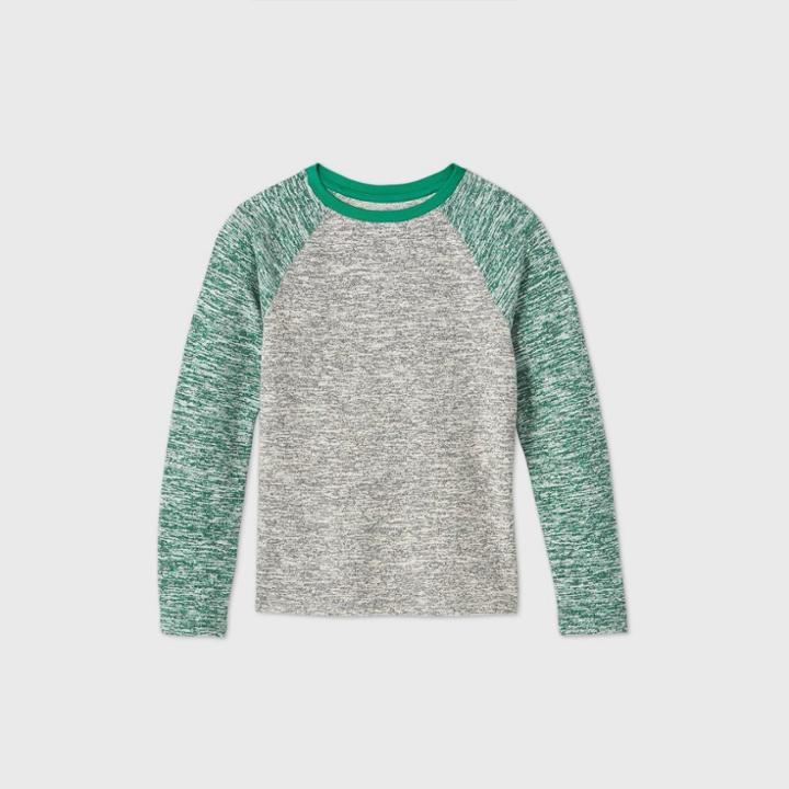 Boys' Hacci Cozy Pullover - Cat & Jack Green