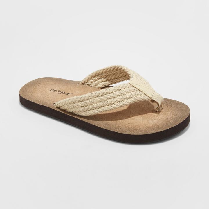 Boys' Fred Flip Flop Sandals - Cat & Jack Tan