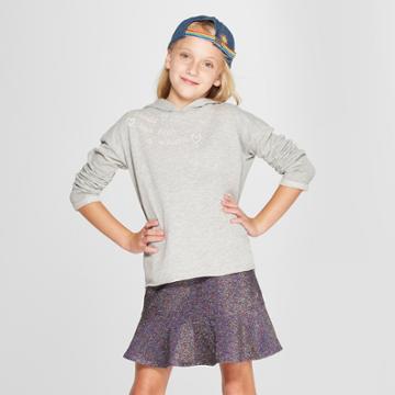 Grayson Social Girls' 'should Have Been A Unicorn' Hoodie - Gray