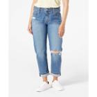 Denizen From Levi's Women's Mid-rise Cropped Boyfriend Jeans - Time After Time