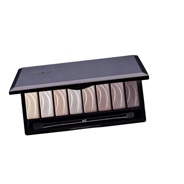 No7 Stay Perfect Eyeshadow Palette Nude - 8x.03oz, Adult Unisex