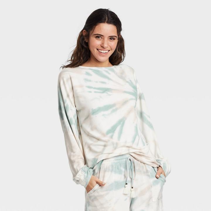 Women's Tie-dye Sweatshirt - Knox Rose Green
