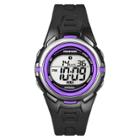 Women's Marathon By Timex Digital Watch - Black/purple T5k364tg