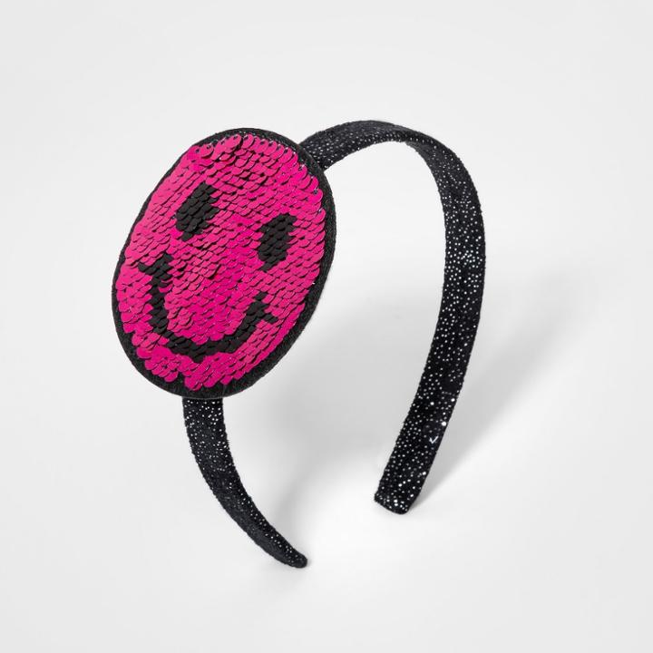 Girls' Reversible Sequin Headband - Cat & Jack Black