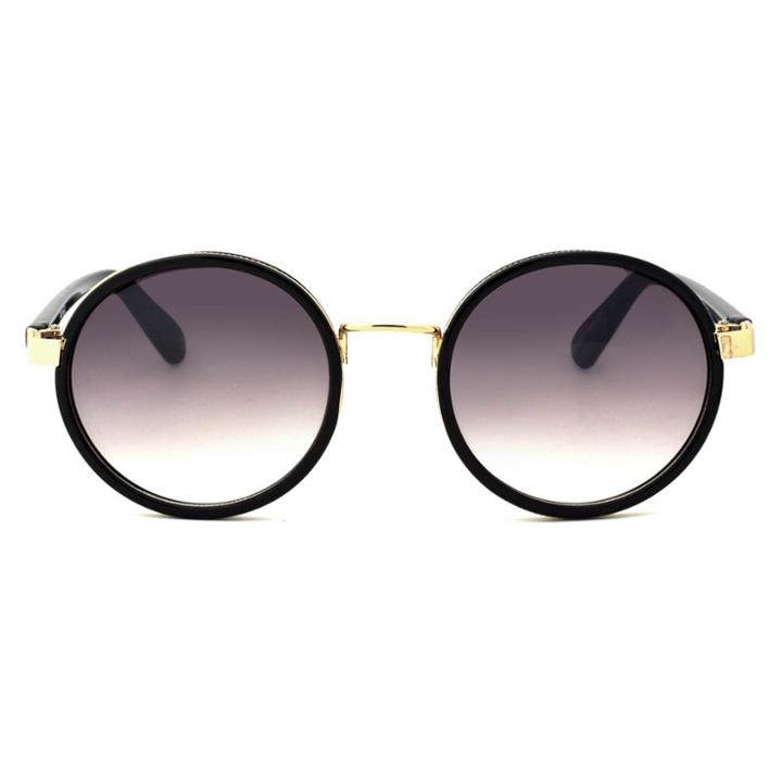 Women's Round Sunglasses - A New Day Black