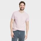 Men's Regular Fit Short Sleeve Crewneck T-shirt - Goodfellow & Co Violet
