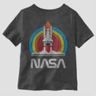Toddler Boys' Well Worn Nasa Short Sleeve T-shirt - Athletic Heather