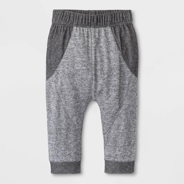 Baby Boys' Jogger Pants - Cat & Jack Gray Newborn, Boy's, Black