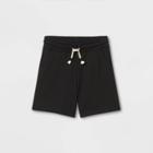Girls' Knit Midi Pull-on Shorts - Cat & Jack Black