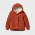 Girls' Sherpa Bomber Jacket - Cat & Jack Brown