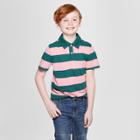 Boys' Short Sleeve T-shirt - Cat & Jack Pink/green
