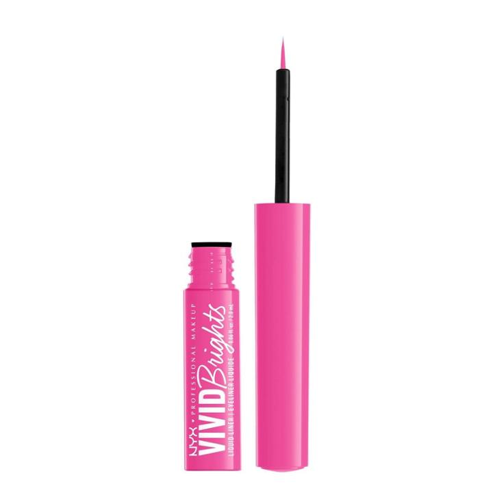 Nyx Professional Makeup Vivid Matte Liquid Eyeliner - Don't Pink Twice