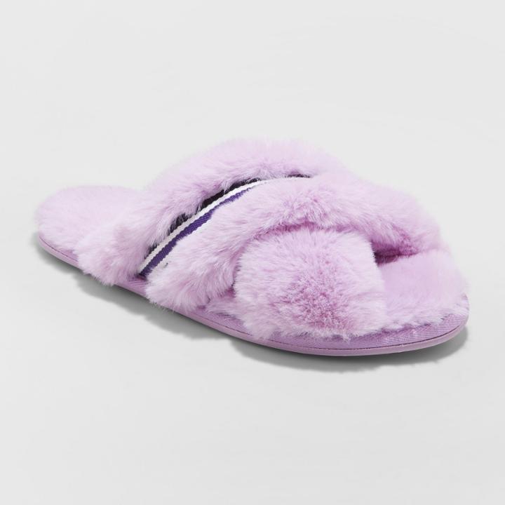 Gilligan & O'malley Women's Niah Faux Fur Slippers Cream