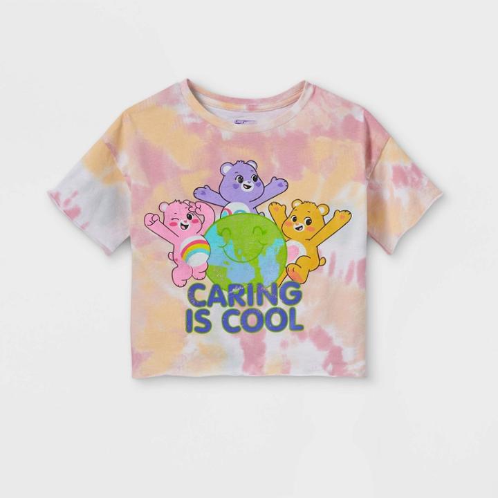 Girls' Care Bears Earth Day Short Sleeve Graphic T-shirt -