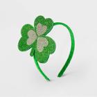 Girls' Gemstone Shamrock Headband - Cat & Jack Green, Women's