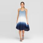 Women's Strappy Scoop Neck Pullover Shift Dress - Knox Rose Blue