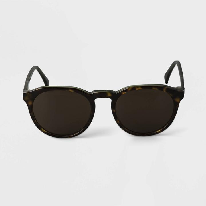 Men's Acetate Round Sunglasses - Goodfellow & Co Green