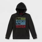 Well Worn Kids' Black History In The Making Hooded Sweatshirt - Black S, Kids Unisex,