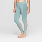 Women's Comfort Printed Mesh Panel Mid-rise Leggings - Joylab Arona Blue